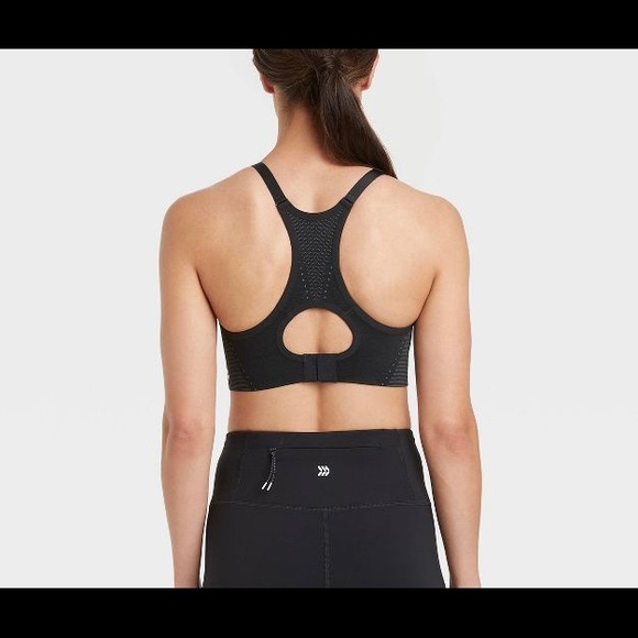 All in Motion™ Women's High Support Seamless Bonded Bra - Black - Picture 4 of 8